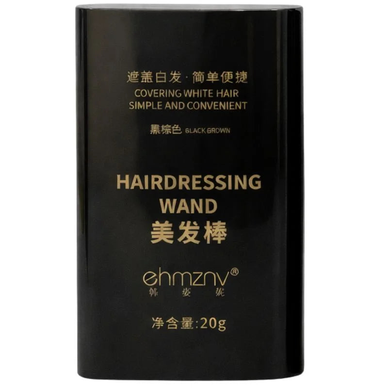 Brown Temporary Hair Color Stick  Long-Lasting Gray Coverage Hair Touch-Up Wand  20g