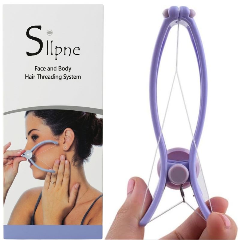 Sipne Face and Body Hair Threading System | Cotton Threading Device for Eyebrows Face & Body