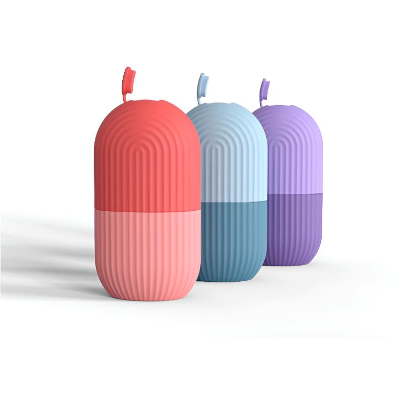 Easy Use Multi - Purpose Mini Silicone Facial Ice Roller for Ultimate Skincare - Jaiqkam