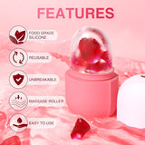 Easy Use Multi - Purpose Mini Silicone Facial Ice Roller for Ultimate Skincare - Jaiqkam