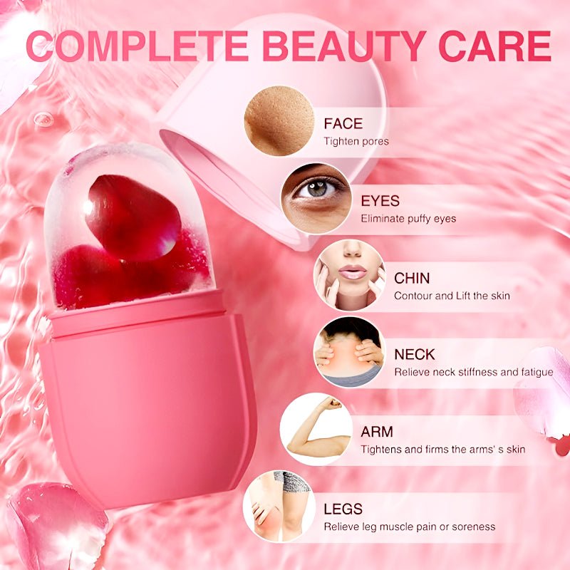 Easy Use Multi - Purpose Mini Silicone Facial Ice Roller for Ultimate Skincare - Jaiqkam