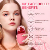 Easy Use Multi - Purpose Mini Silicone Facial Ice Roller for Ultimate Skincare - Jaiqkam