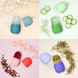 Easy Use Multi - Purpose Mini Silicone Facial Ice Roller for Ultimate Skincare - Jaiqkam