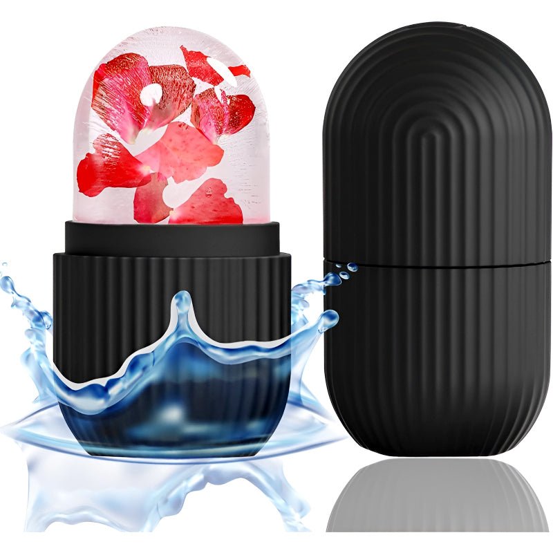 Easy Use Multi - Purpose Mini Silicone Facial Ice Roller for Ultimate Skincare - Jaiqkam