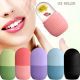 Easy Use Multi - Purpose Mini Silicone Facial Ice Roller for Ultimate Skincare - Jaiqkam