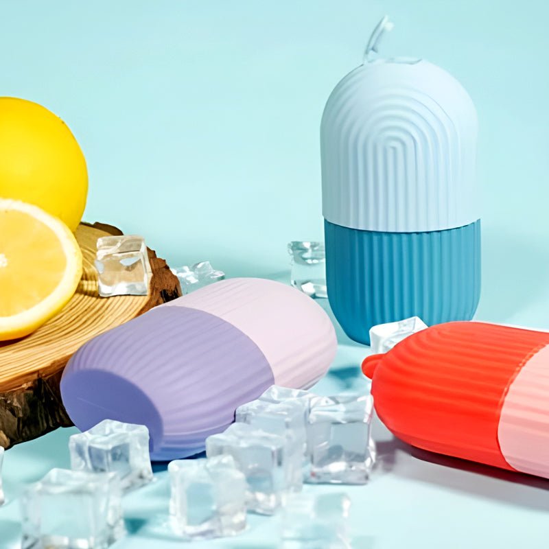 Easy Use Multi - Purpose Mini Silicone Facial Ice Roller for Ultimate Skincare - Jaiqkam