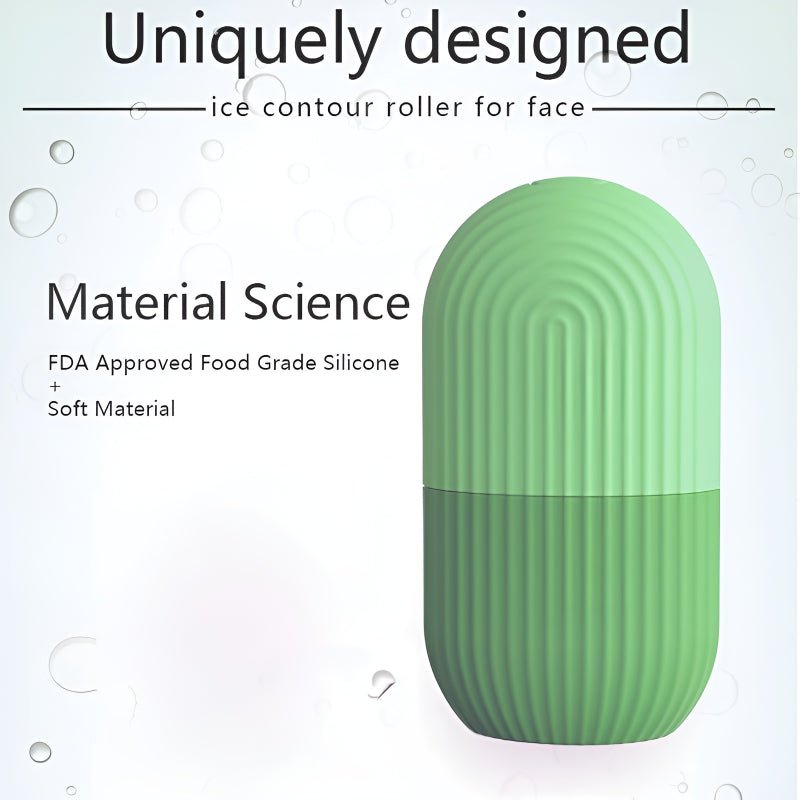 Easy Use Multi - Purpose Mini Silicone Facial Ice Roller for Ultimate Skincare - Jaiqkam