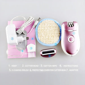 KM - 2068 Kemei 2 - In - 1 High - Quality Electric Rechargeable Shaver Epilator For Women - Jaiqkam