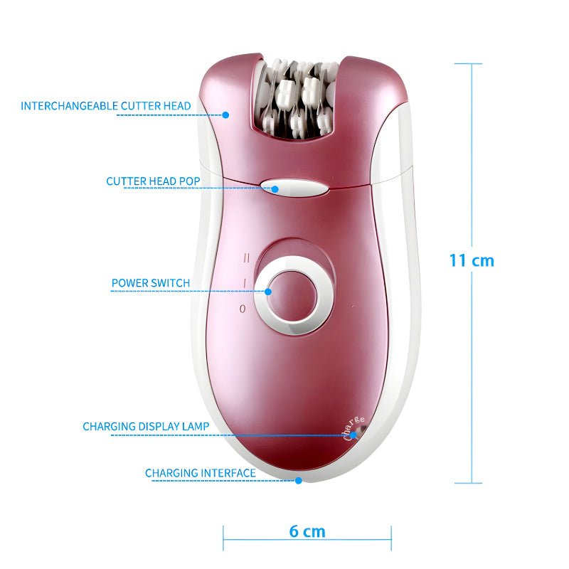 KM - 2068 Kemei 2 - In - 1 High - Quality Electric Rechargeable Shaver Epilator For Women - Jaiqkam