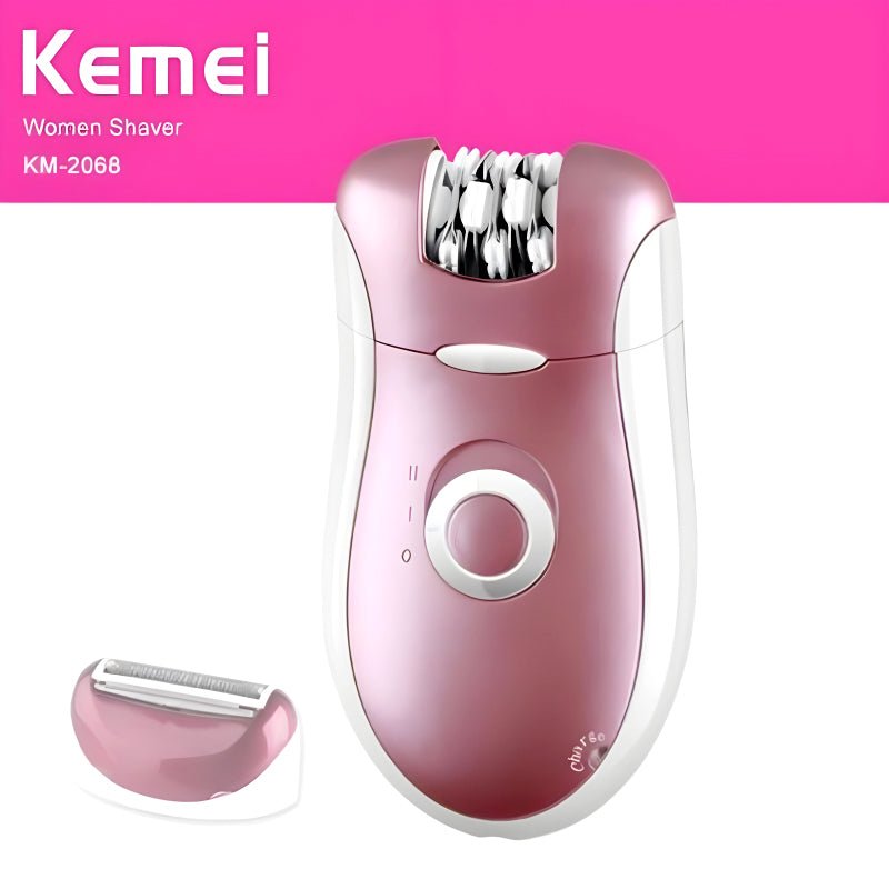 KM - 2068 Kemei 2 - In - 1 High - Quality Electric Rechargeable Shaver Epilator For Women - Jaiqkam