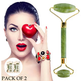 Pack Of 2 Contow Facial Roller And Massager For Anti - Wrinkle And Puffy Eyes, Dark Circles - Jaiqkam