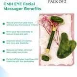 Pack Of 2 Contow Facial Roller And Massager For Anti - Wrinkle And Puffy Eyes, Dark Circles - Jaiqkam